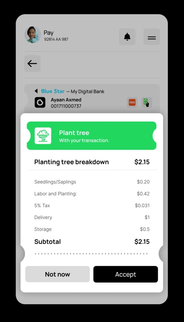 Onkout app transaction screen