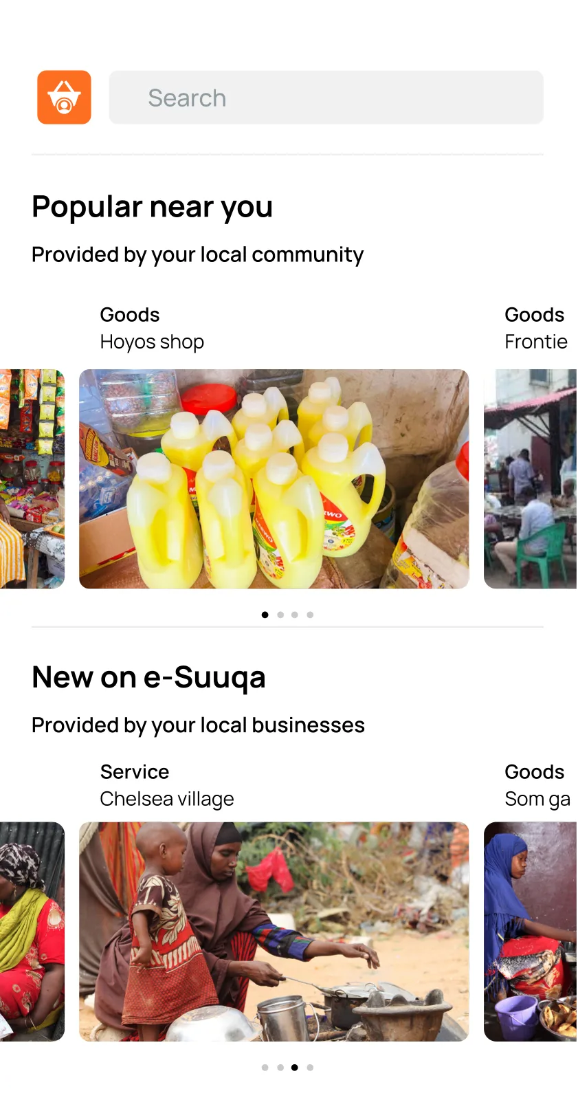 Mobile scan to pay in local markets